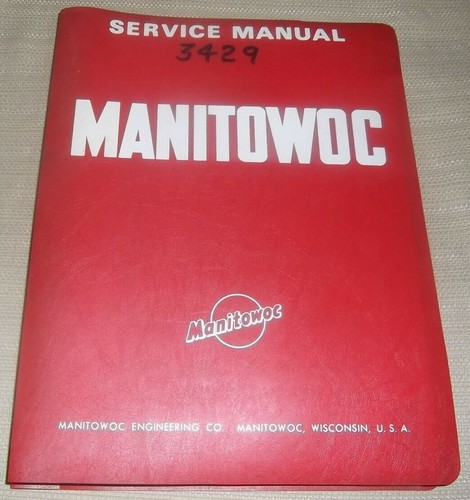 Manitowoc 3900 manuel - 3900-v,