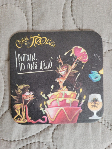 Sous bock bière belge cuvée - sous,