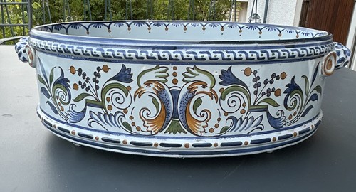 Grande jardinière faïence - grande,