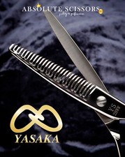 Ciseaux de coiffure SCULPTEUR  JAPONAIS YASAKA YS28WW  28  DENTS  20%  COBALT