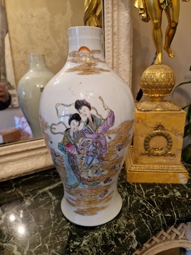 Ancien grand vase porcelaine - ancien,