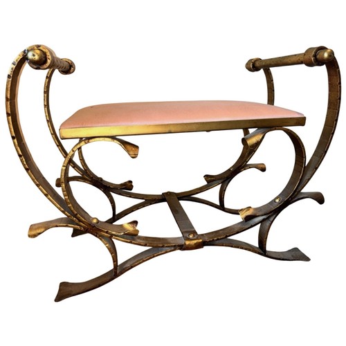 Siège curule art déco - siège,