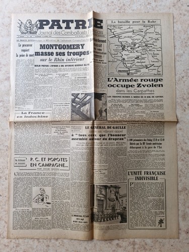Journal patrie 16 mars - , 1945