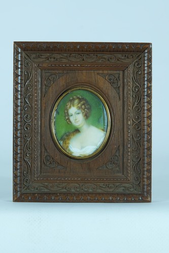 Ancienne miniature portrait - ancienne,