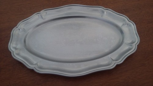 Ancien plat ovale - ovale, creux