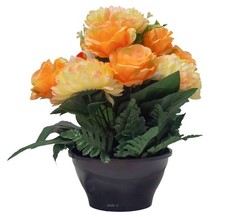 Vasque d'orchidées fleurs