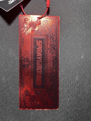 Sprayground red tag - red,