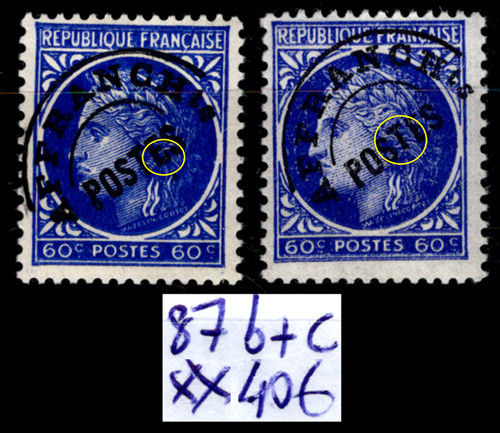 Préoblitéré variétés - préoblitéré, :