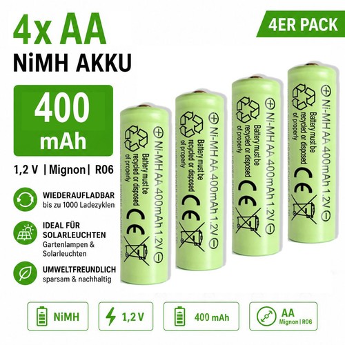 Nimh 400 mah 2 - 4x,