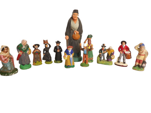 Lot santons de - 14, provence