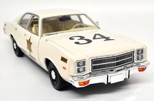 Greenlight 1/18 Plymouth Fury 1977 Riverton Sheriff Police Diecast Model Car