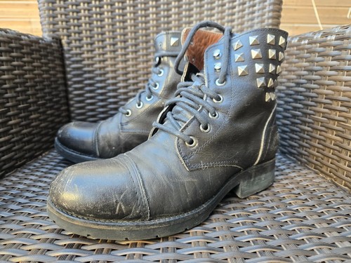 Bottines biker - (l096, 🖤