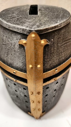Heaume templier tirelire - templier,