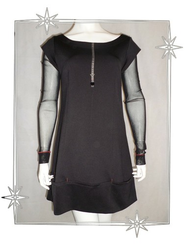 Robe droite fantaisie - -,