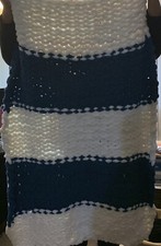 Reading blanket Teal and Ivory