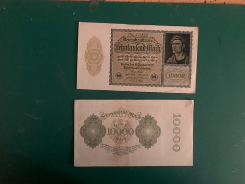Ancien billet allemand 10 - ancien,