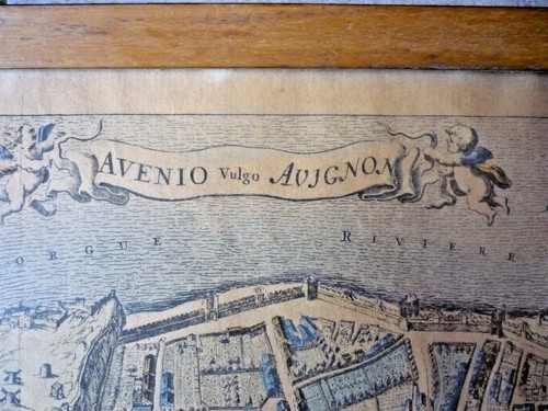 Carte ancienne avenio vulgo - ancienne,