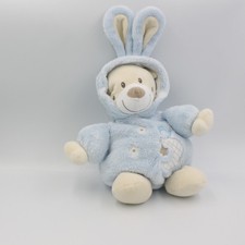 Doudou ours déguisé en lapin