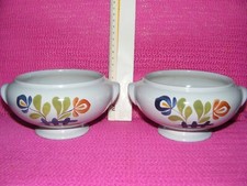 2 BOLS a soupe signés G F