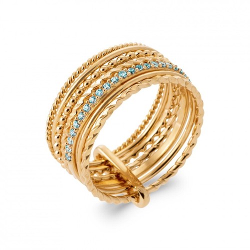 Bague semainier dont - , un