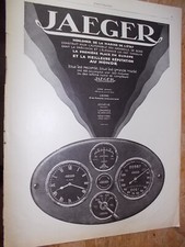 JAEGER horloger de la marine de l'Etat 54 publicité papier ILLUSTRATION 1927