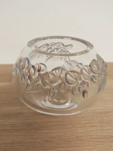 Vase lalique modèle coeur - vase,