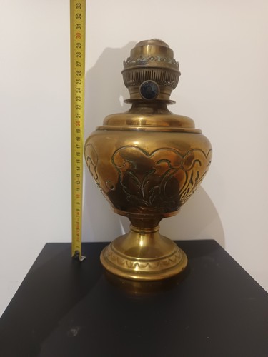Lampe pétrole laiton - pétrole,