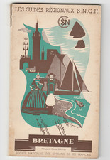 Les Guides régionaux SNCF Bretagne Guides Mayeux 1938 tourisme voyage train