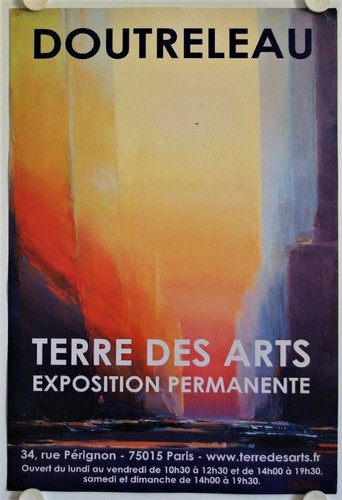 Affiche doutreleau exposition - doutreleau,