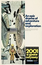 FILM 2001 A SPACE ODYSSEY Rzrl-POSTER HQ 50x70cm d'une AFFICHE CINéMA