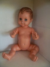 ANCIEN POUPON PETIT COLIN YEUX DORMEURS 55 CM