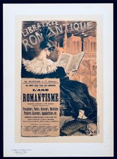 Eugène GRASSET : L'âge du Romantisme, Maîtres de l'Affiche, litho originale 1896