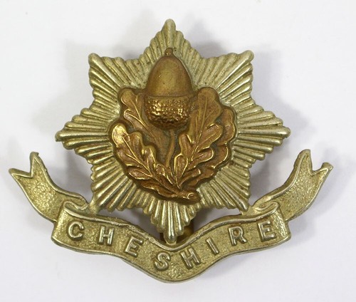 Cap badge cheshire - cap,