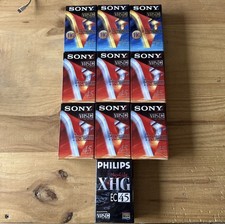 Lot 10 cassettes Sony VHSC