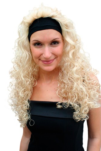 Perruque bandeau blonde - bandeau,