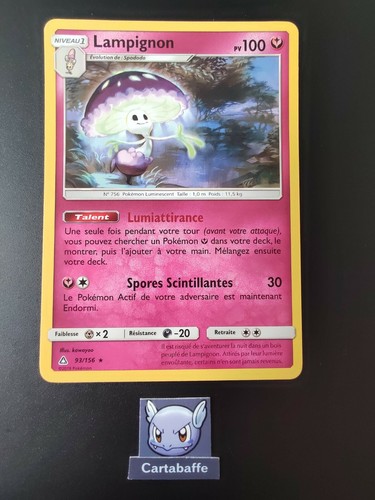 Carte pokémon lampignon - carte,