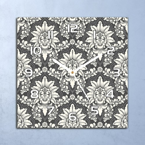 Horloge murale design verre - horloge,