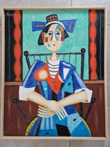 Roland chanco huile sur toile - chanco,