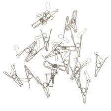  20 Pcs Épingle À Linge Inox