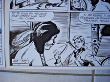 Lot 4 planches originales BD western (Amigo 35)