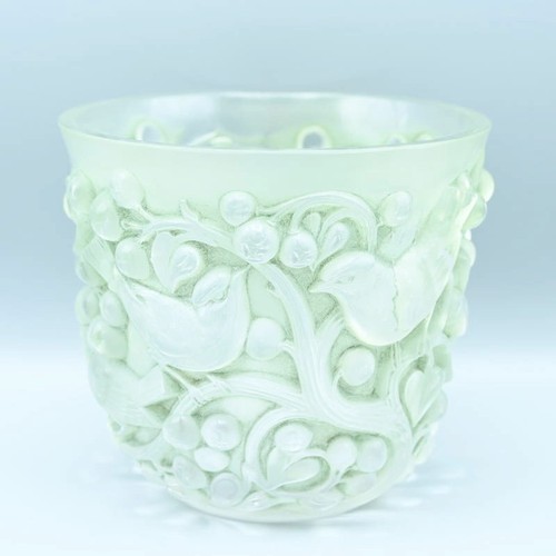 Rare vase lalique avallon - rare,