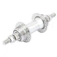 Vélo de vélo universel 36 trous disque métal moyeu de roue arrière ton argent