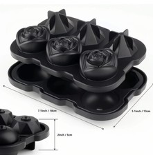 Moule À Glaçon Rose Diamant Fabricant De Glace Pour Cocktail Ou Fusil Glace