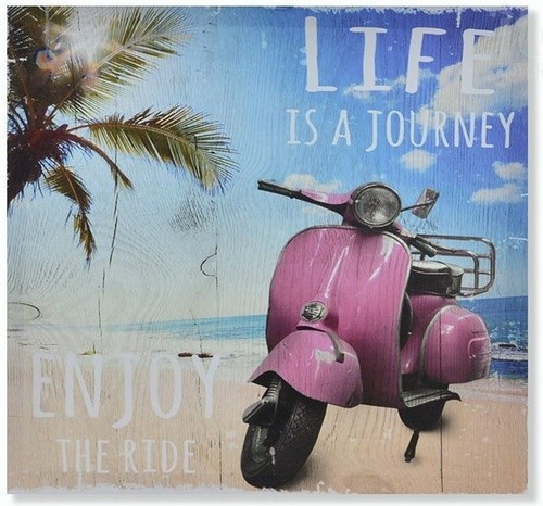 Cadre toile tableau - , vespa