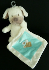 A2. DOUDOU PELUCHE CHIEN NICOTOY AVEC MOUCHOIR BLEU BLANC 22cm - NEUF *