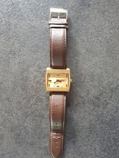 Montre-bracelet automatique Delvina Compressor II plaquée or, 36,5 mm, vers 1972