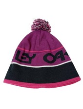 OAKLEY Bonnet à pompon Dames Casquette rose-noir-blanc style décontracté
