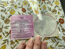 Ancienne Vignette Assurance Taxe Automobile Savoie Rose Année 90/91 