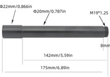 Axe de roue pour fox 40 /