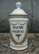 Pot à PHARMACIE , Porcelaine